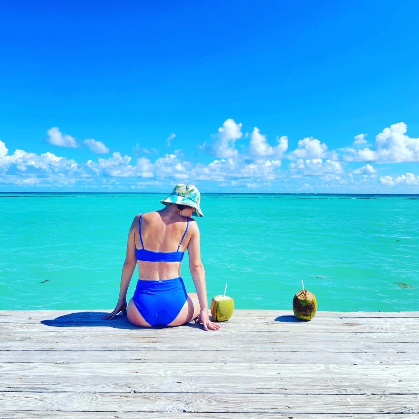 High Waisted Bikini Bottoms ♻️💙💛🧡