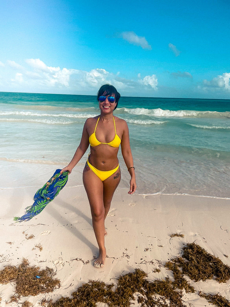 Moderate Coverage Bikini Bottoms ♻️💛💙🧡 – Legacy Eco Swimwear